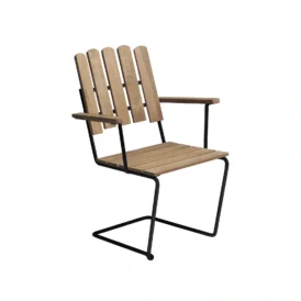 A2 fåtölj teak/svart