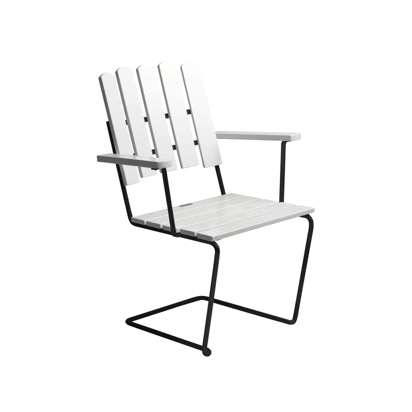 A2 fåtölj vit ek/svart