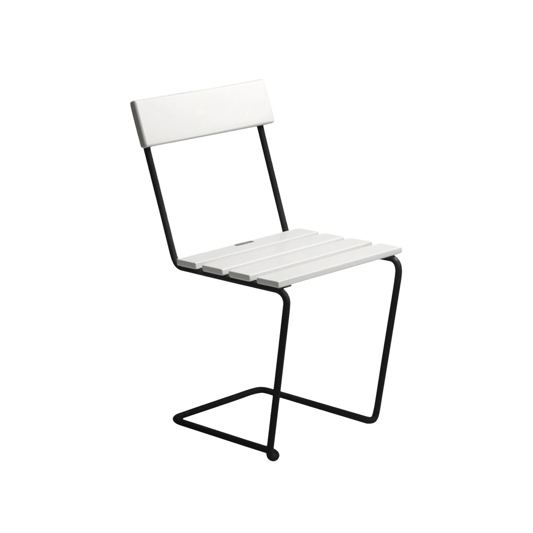 Product Image for Stol 1 vit ek / svart