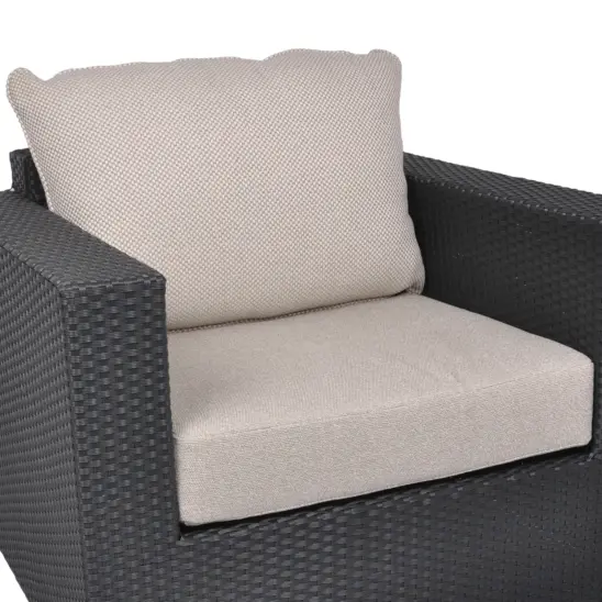 Fritab Royal WR Ken/Barbie loungedynor beige polypropylen 75x75 cm