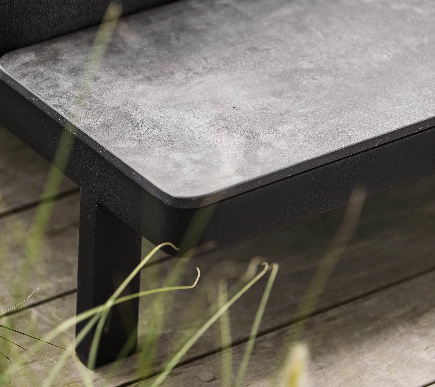 Space hörnsoffa stor, lavagrå/grå