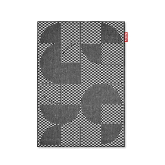 Carpretty Petit matta Jigsaw svart/vit