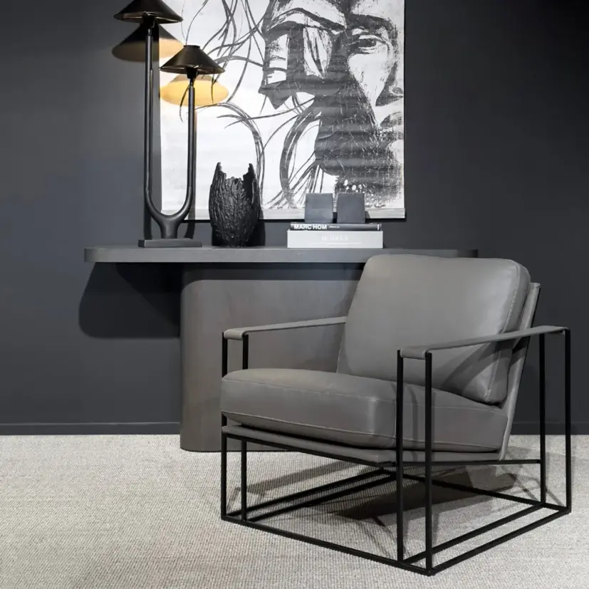 Artwood Bellagio skinnfåtölj soft taupe