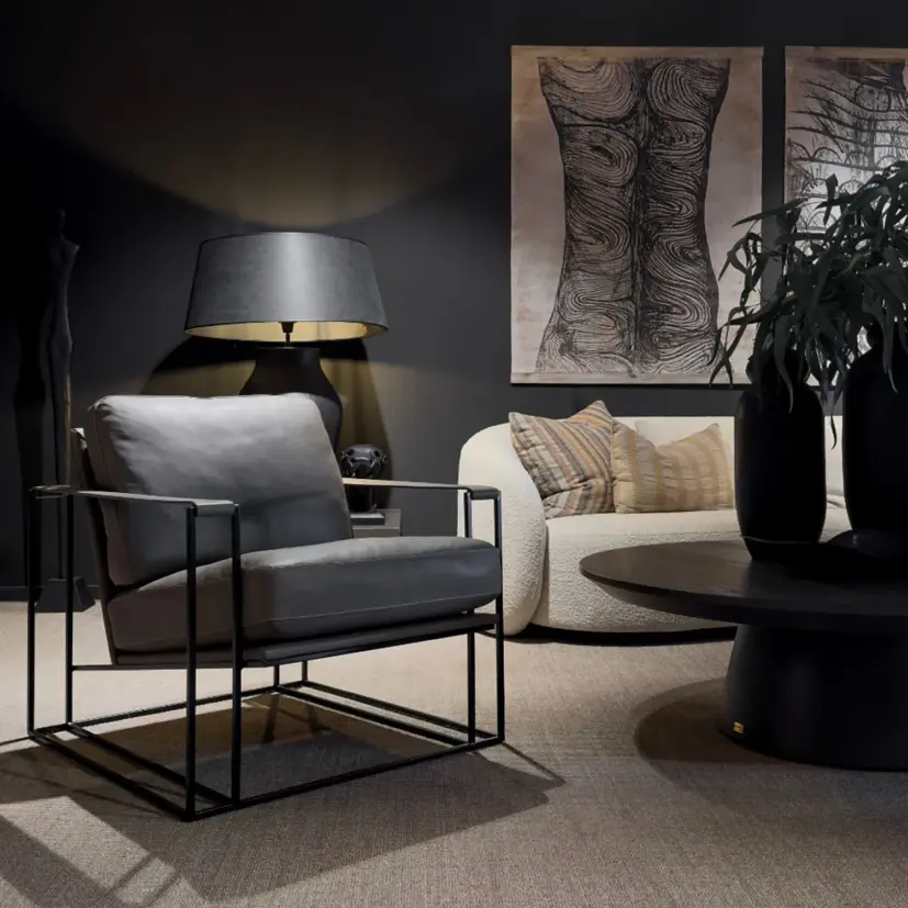 Artwood Bellagio skinnfåtölj soft taupe