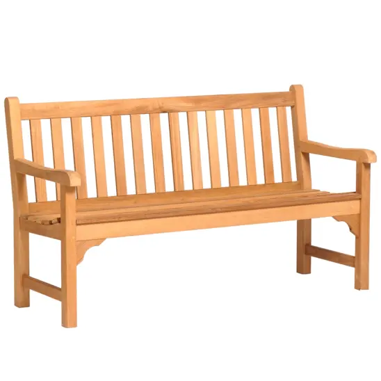 Anna teakbänk i storleken 150 cm.