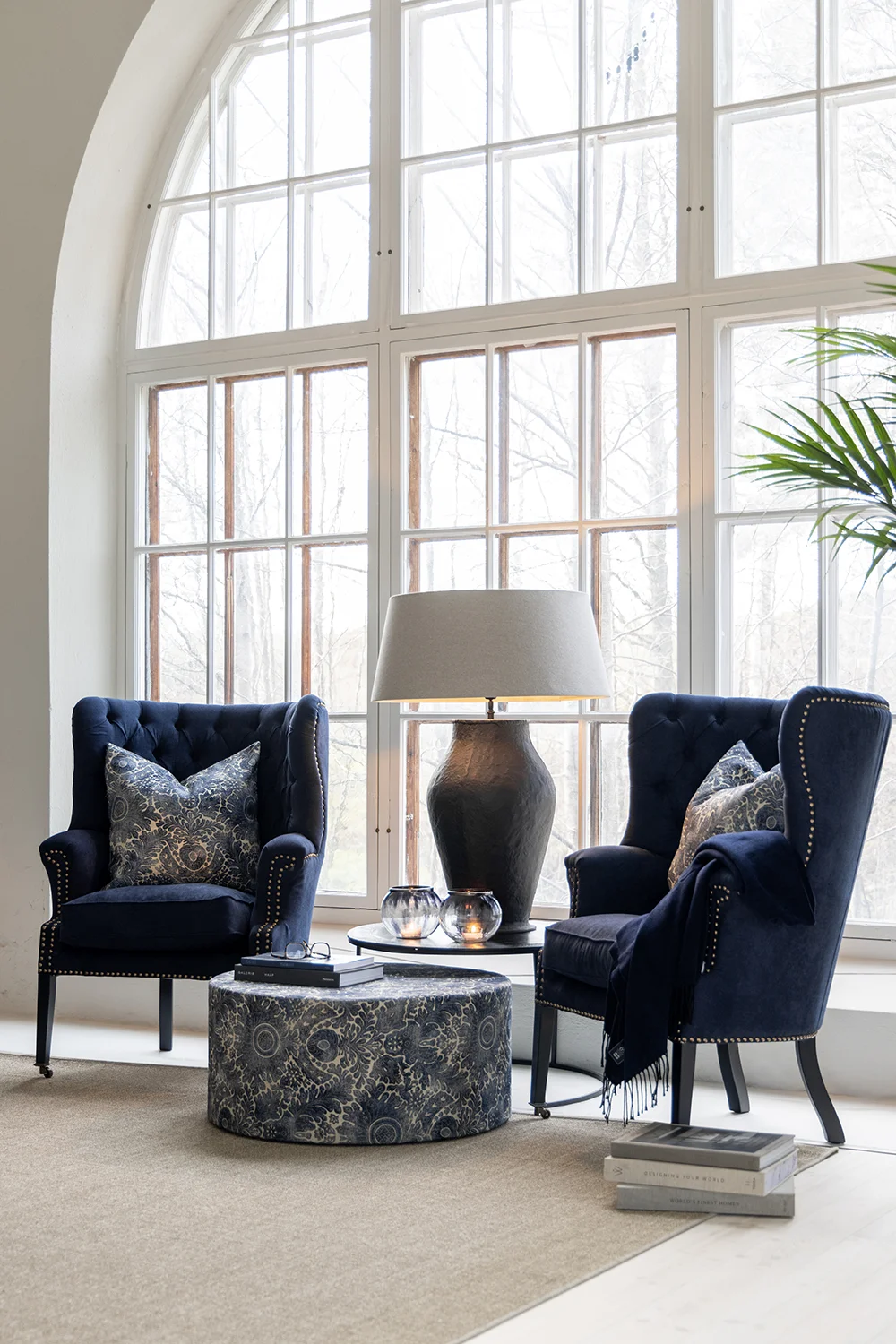 Churchtown fåtölj Simply deep blue