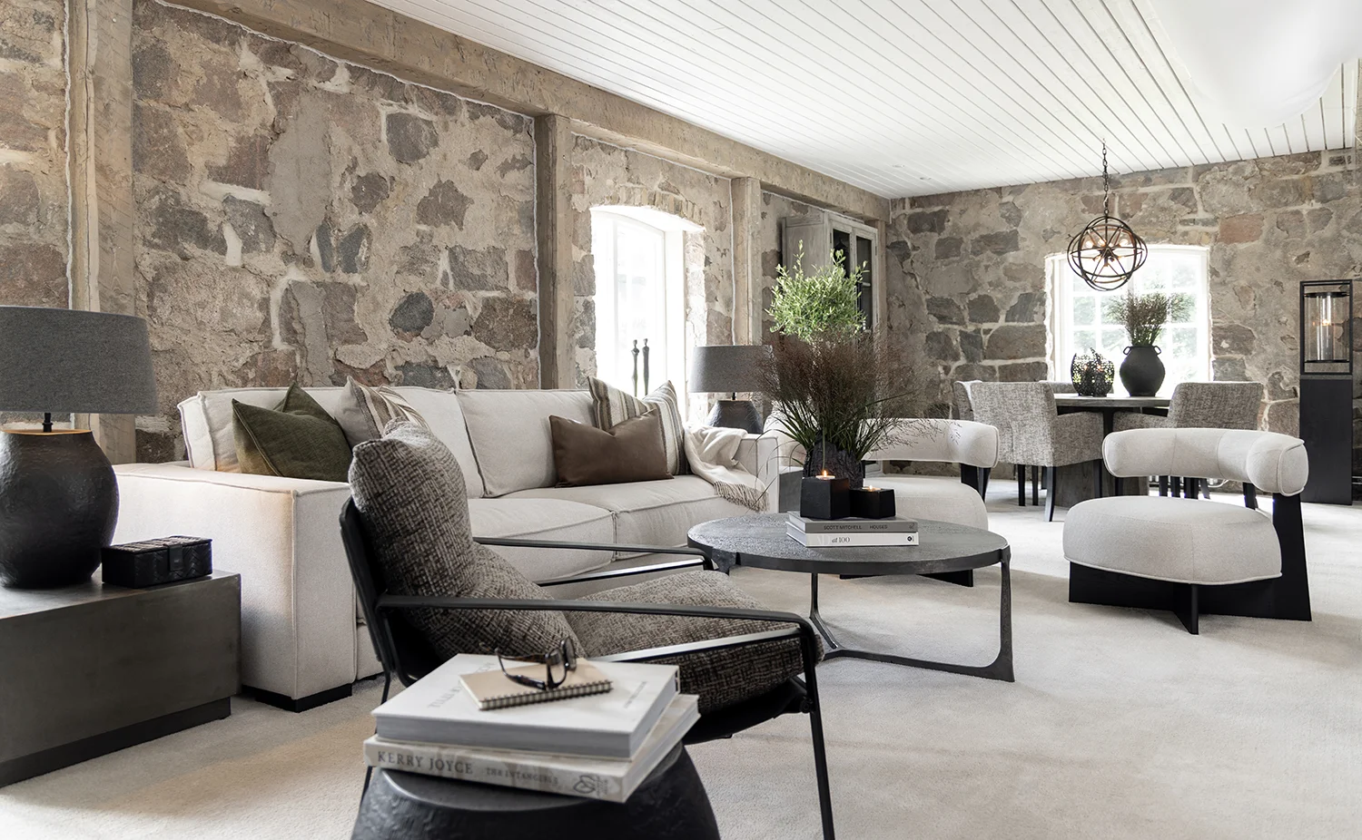 Artwoo dArtwood Artwood Predore soffbord silver antique Ø100 cm