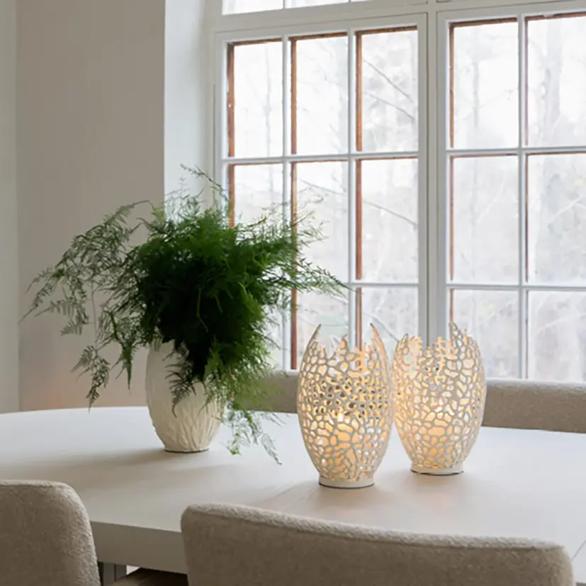 Artwood Bari ljuslykta ivory 30 cm