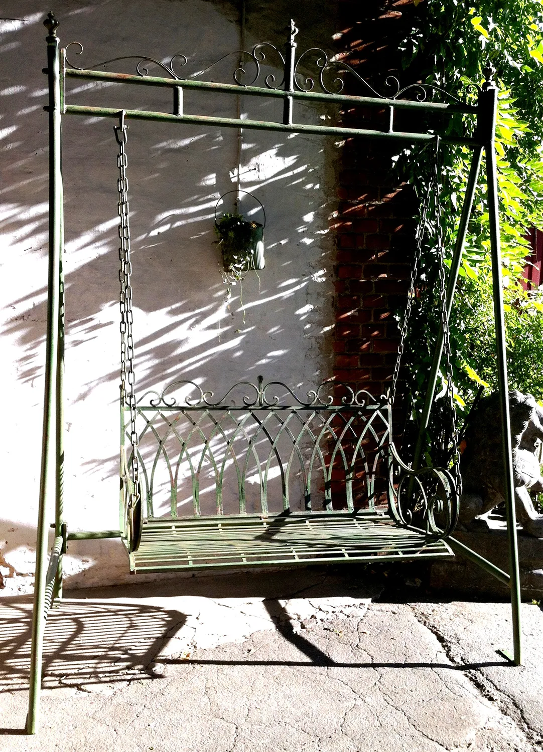 Hammock smidesjärn grön
