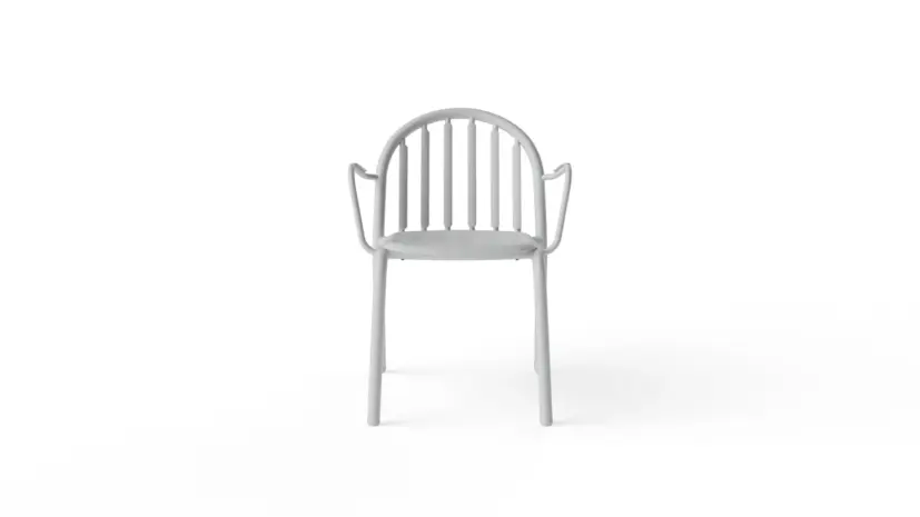 Fred's karmstol ljusgrå, 2-pack
