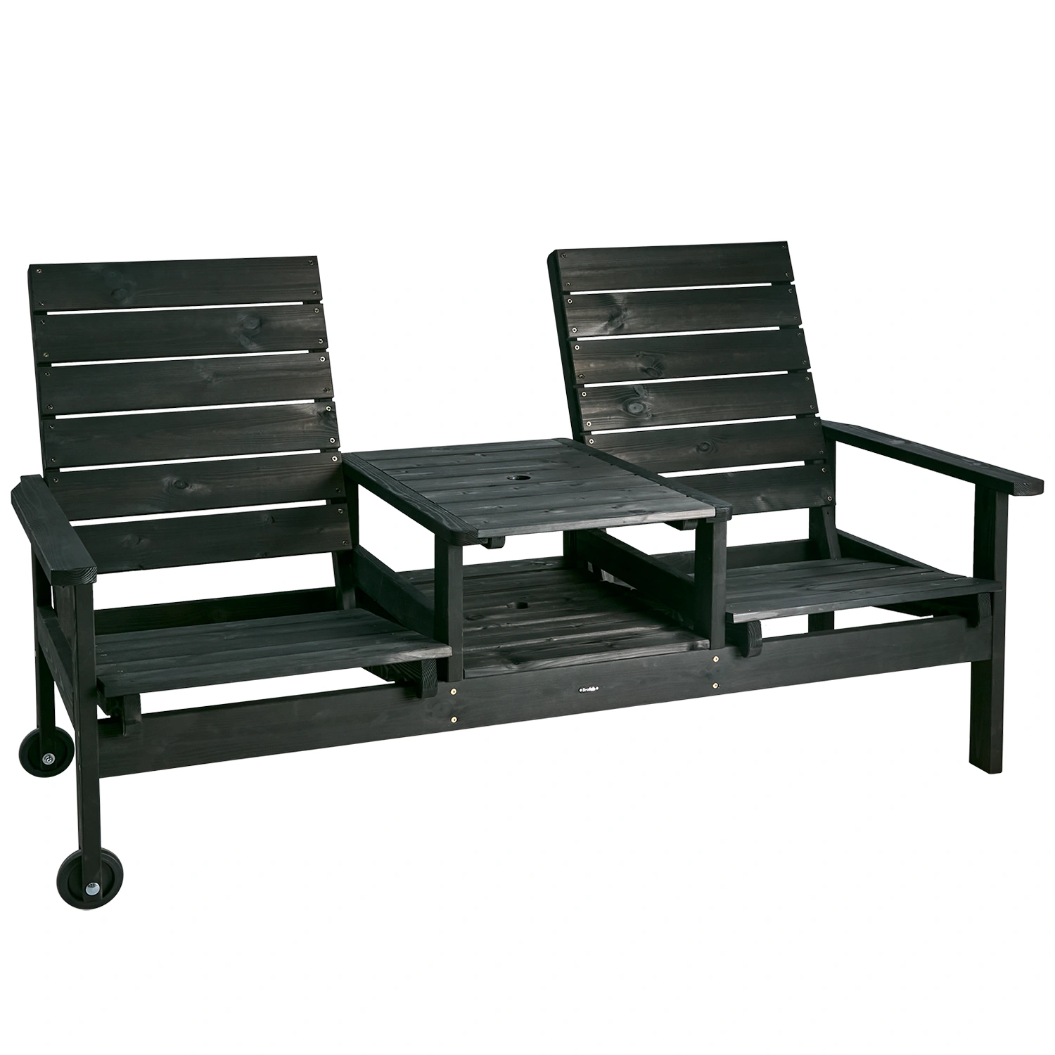 Du och Ja 2-sitssoffa svart