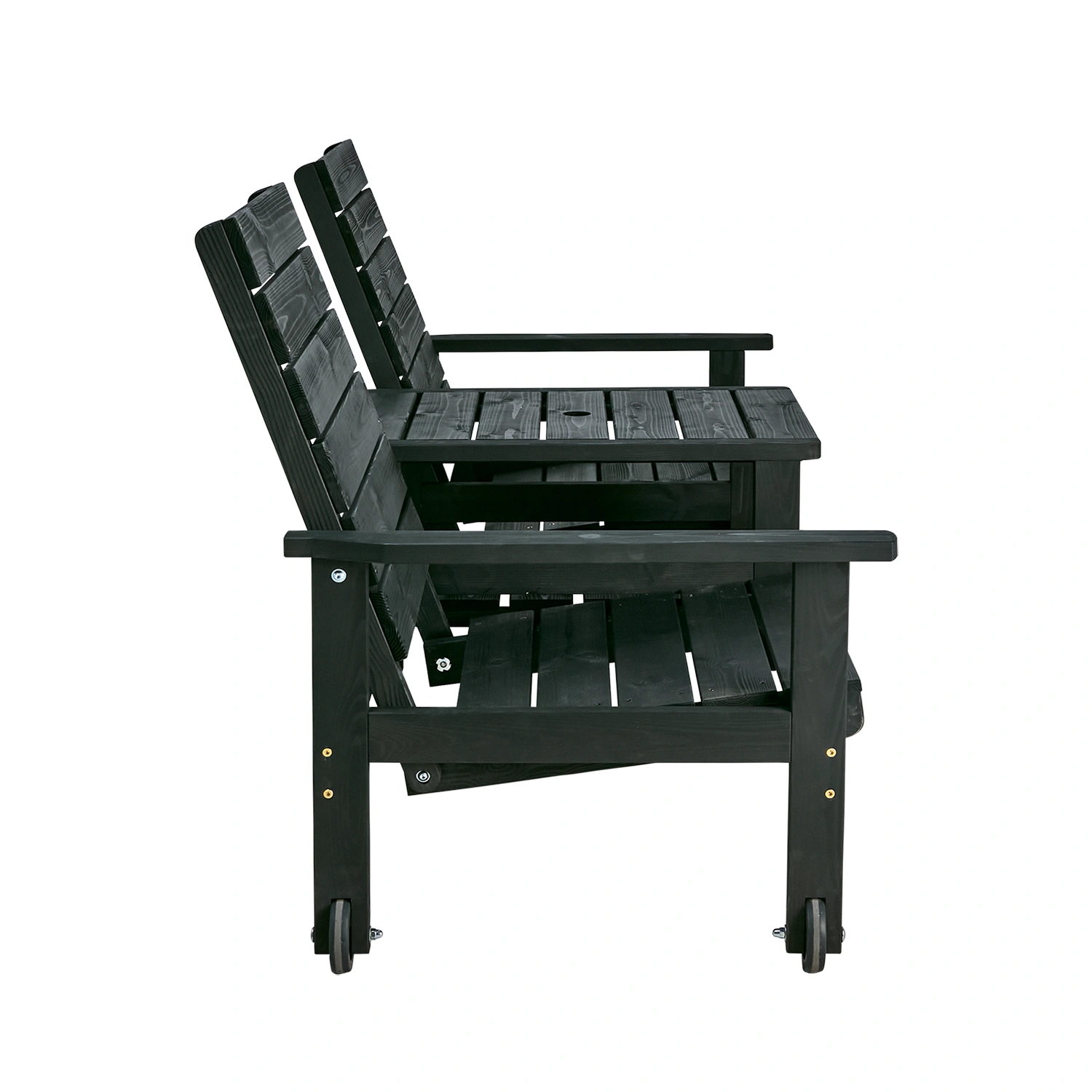 Du och Ja 2-sitssoffa svart