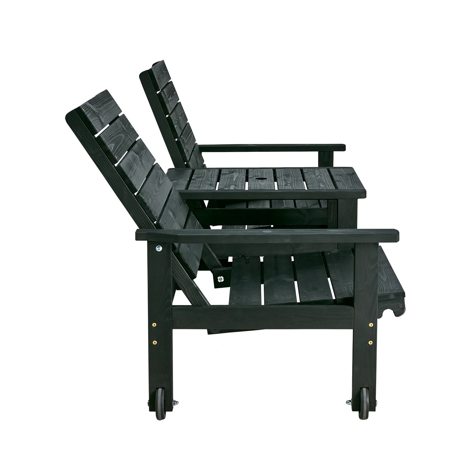 Du och Ja 2-sitssoffa svart