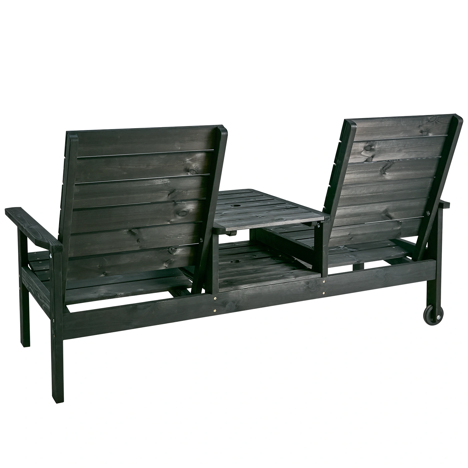 Du och Ja 2-sitssoffa svart