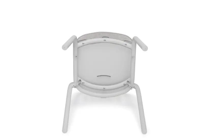 Fred's stol ljusgrå, 2-pack