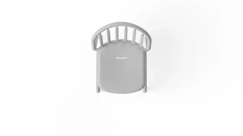 Fred's stol ljusgrå, 2-pack