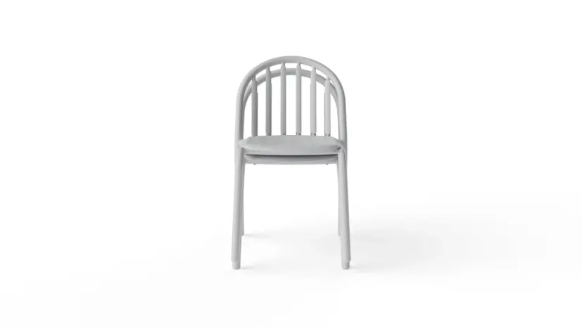 Fred's stol ljusgrå, 2-pack