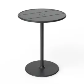 Fred's cafébord antracit, Ø60 cm