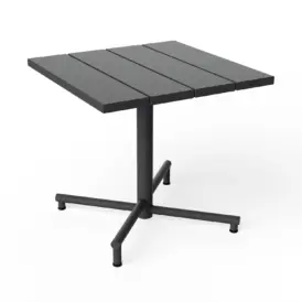 Fred's cafébord antracit, 80x80 cm