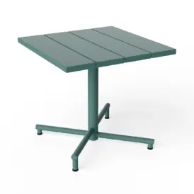 Fred's cafébord dark sage, 80x80 cm