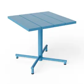 Fred's cafébord wave blue, 80x80 cm