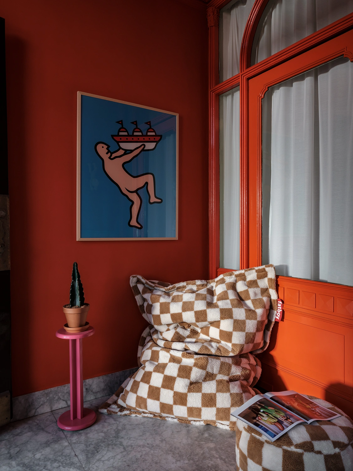 Fatboy Original Slim Teddy Chess almond creme