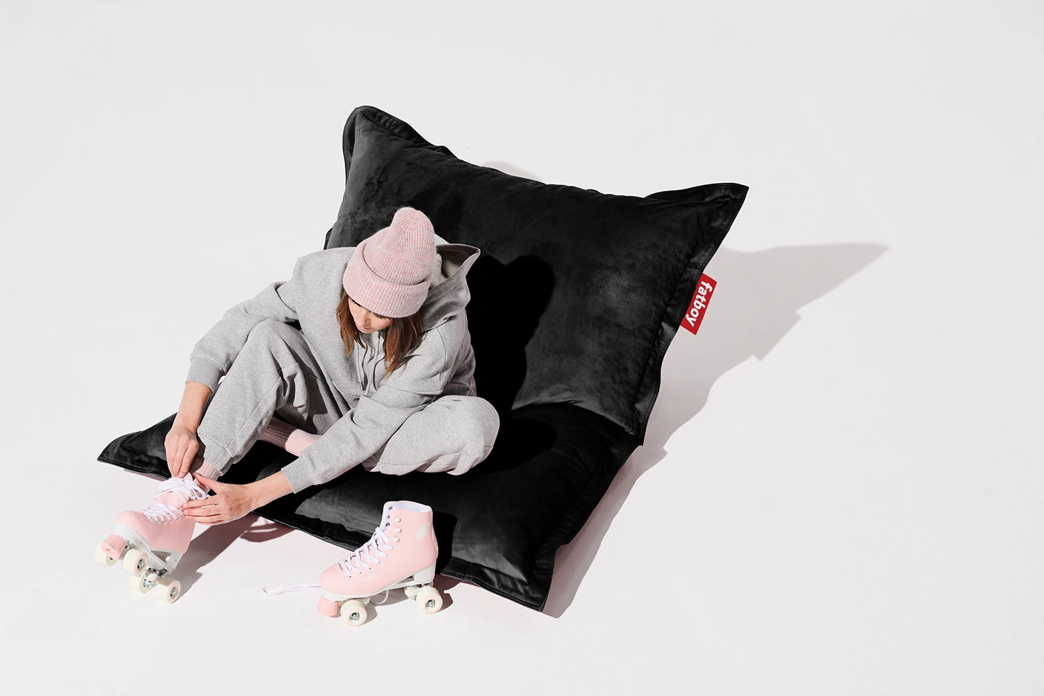 Fatboy Original Slim velvet recycled svart