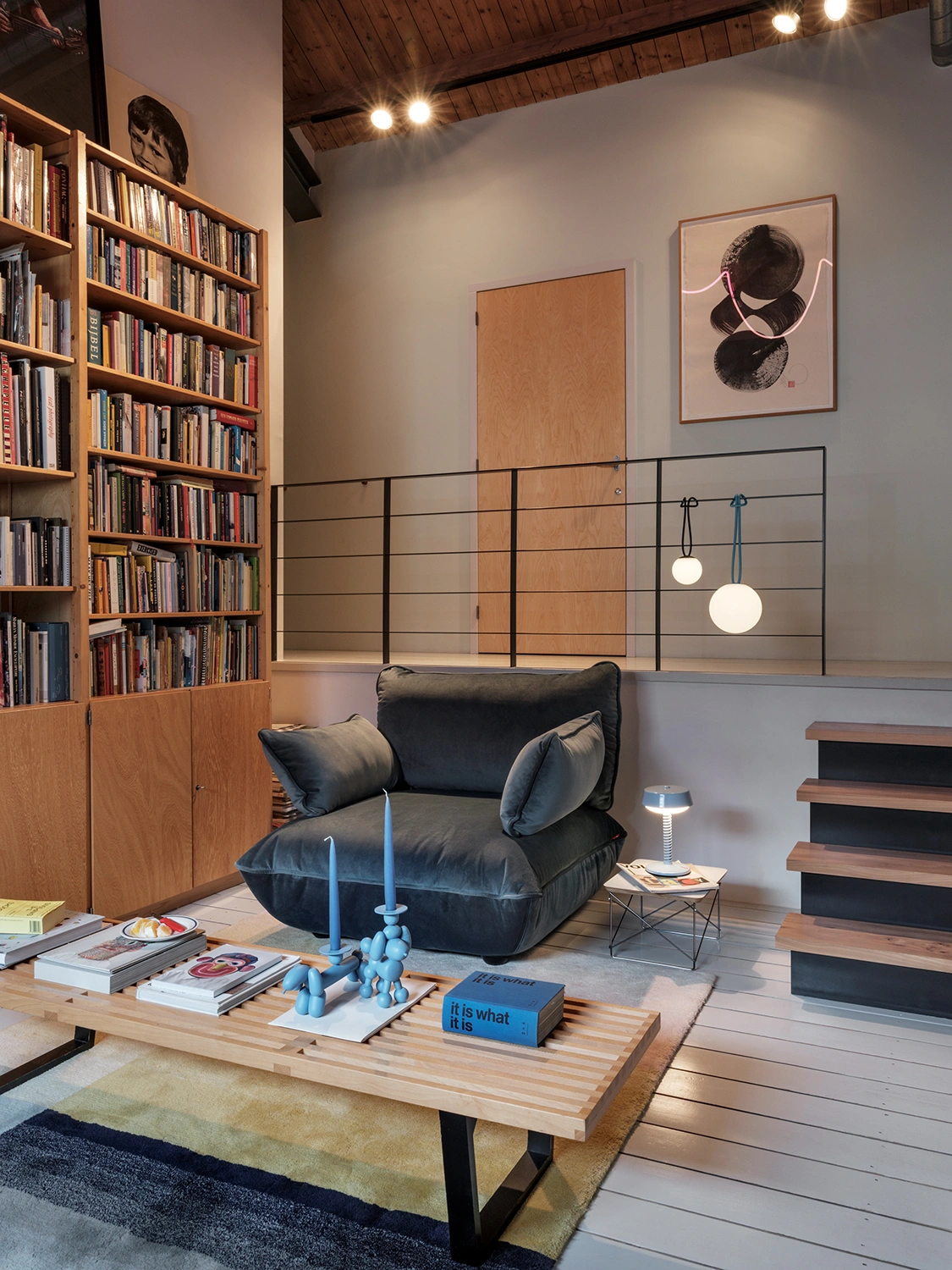 Sumo loveseat Velvet recycled petrol