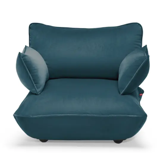 Sumo loveseat Velvet recycled petrol