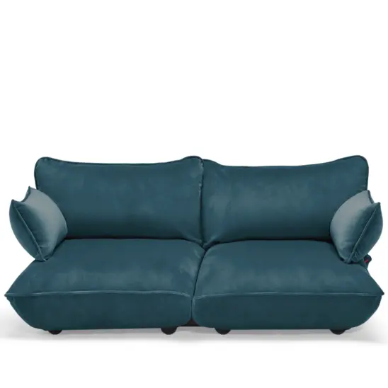 Sumo soffa medium Velvet recycled petrol