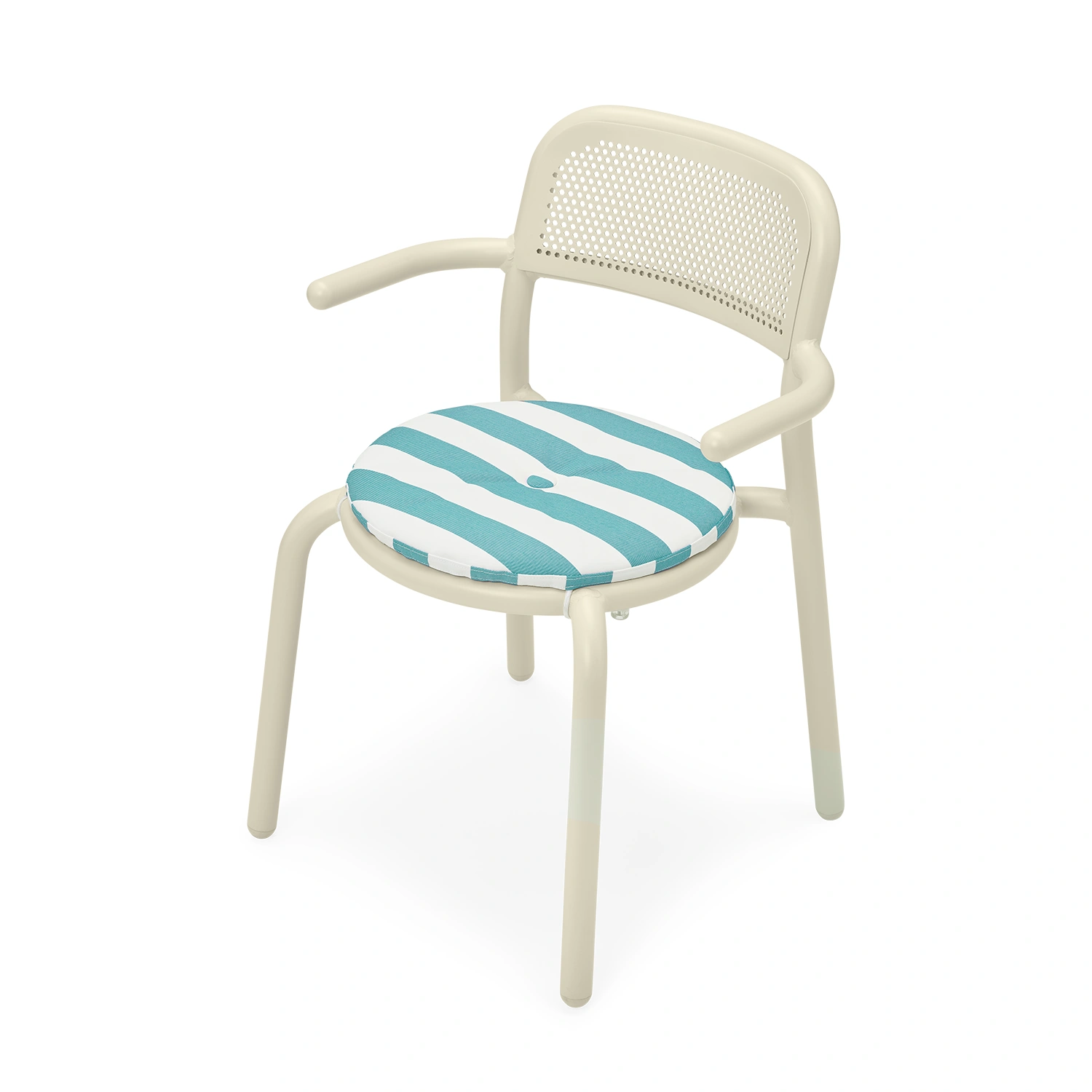 Toní sittdyna stripe azur Ø42 cm