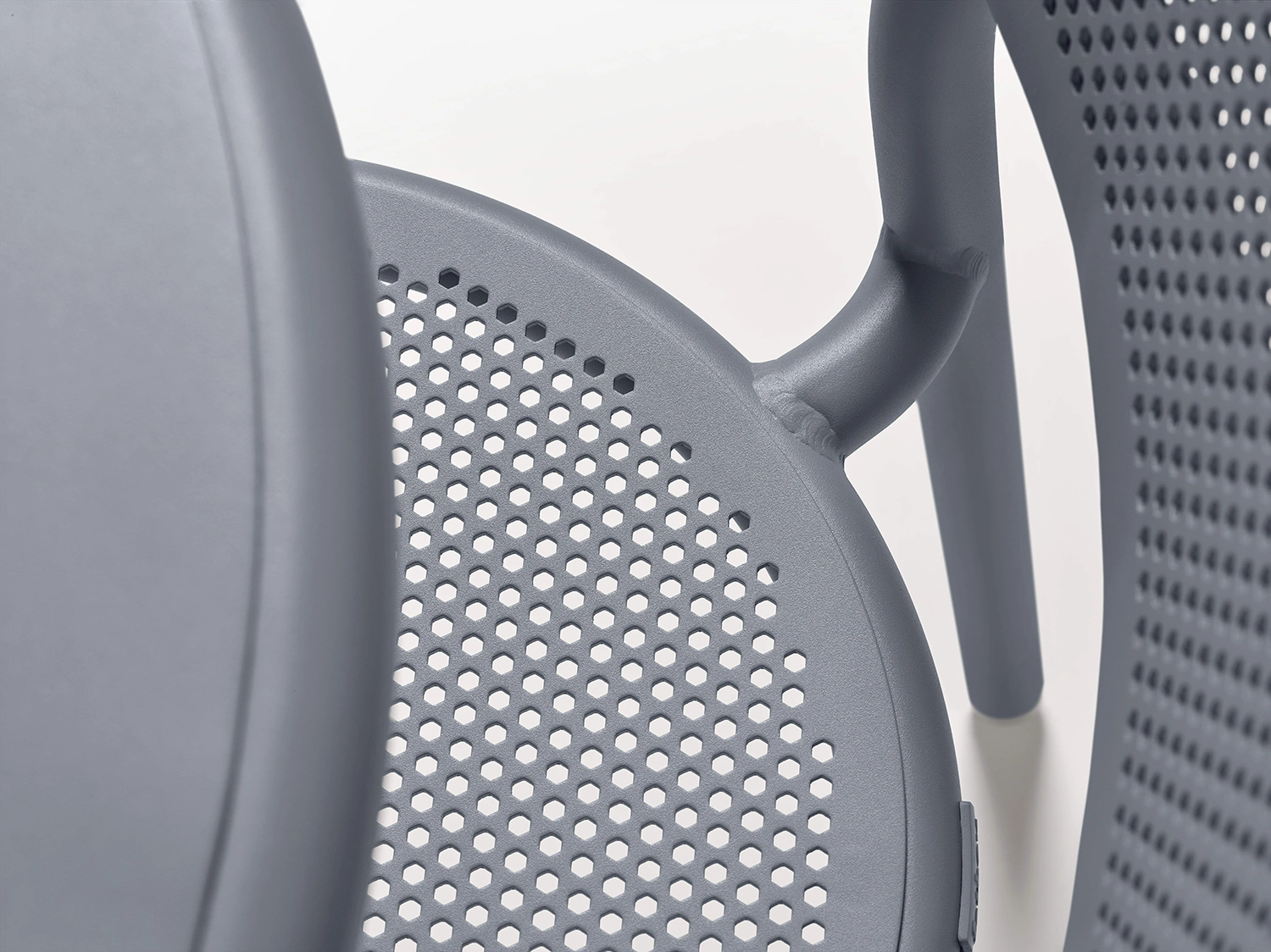 Toní stol elefantgrå, 2-pack