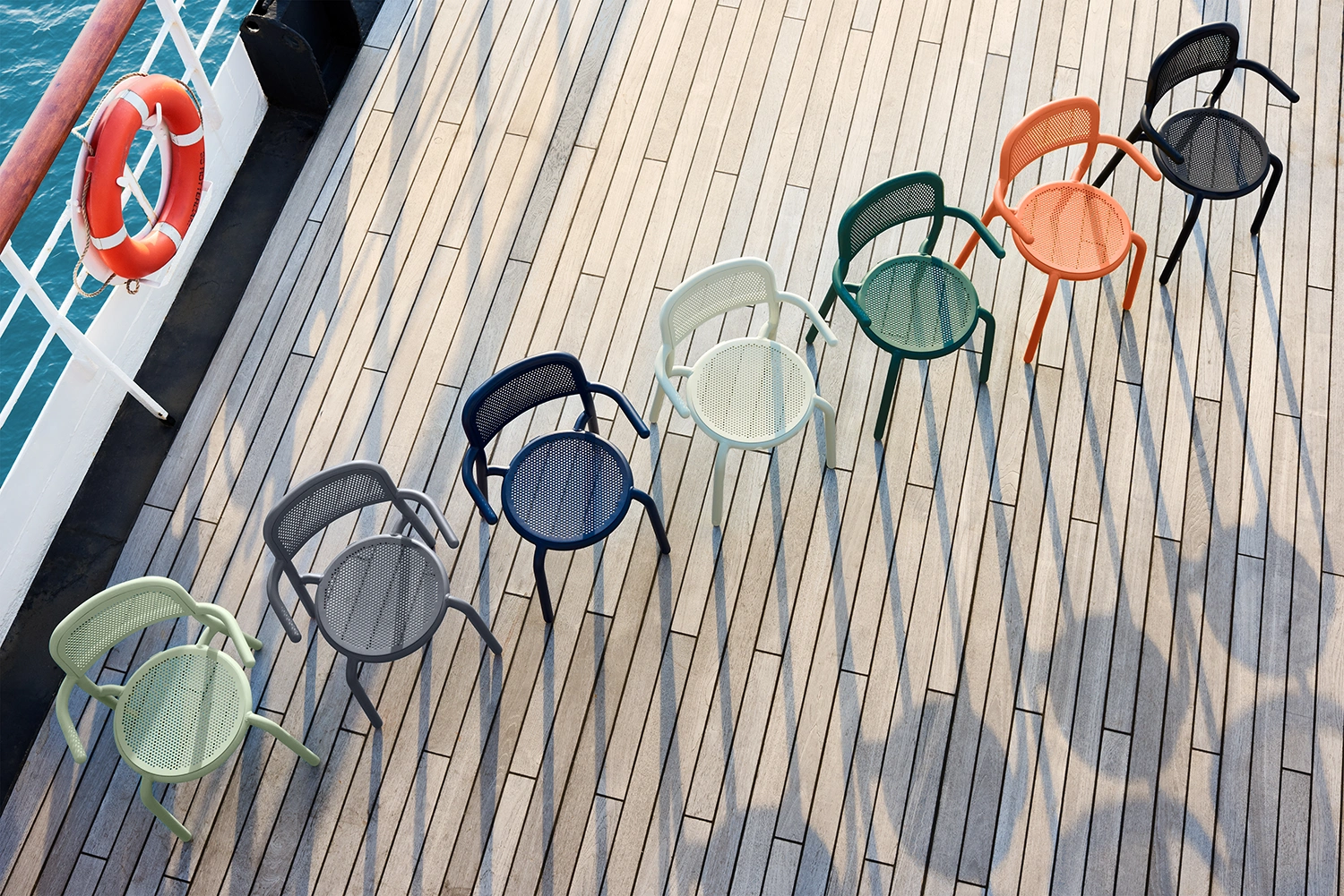 Toní karmstol elefantgrå, 2-pack - Bild 3