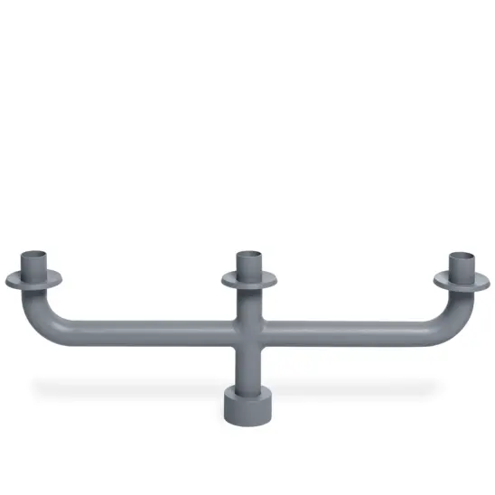 Toní ljusstake elefantgrå