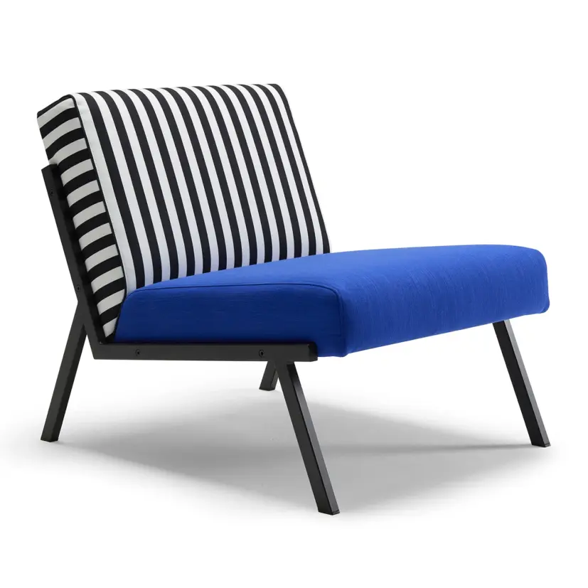Vikko fåtölj Special stripe/blå