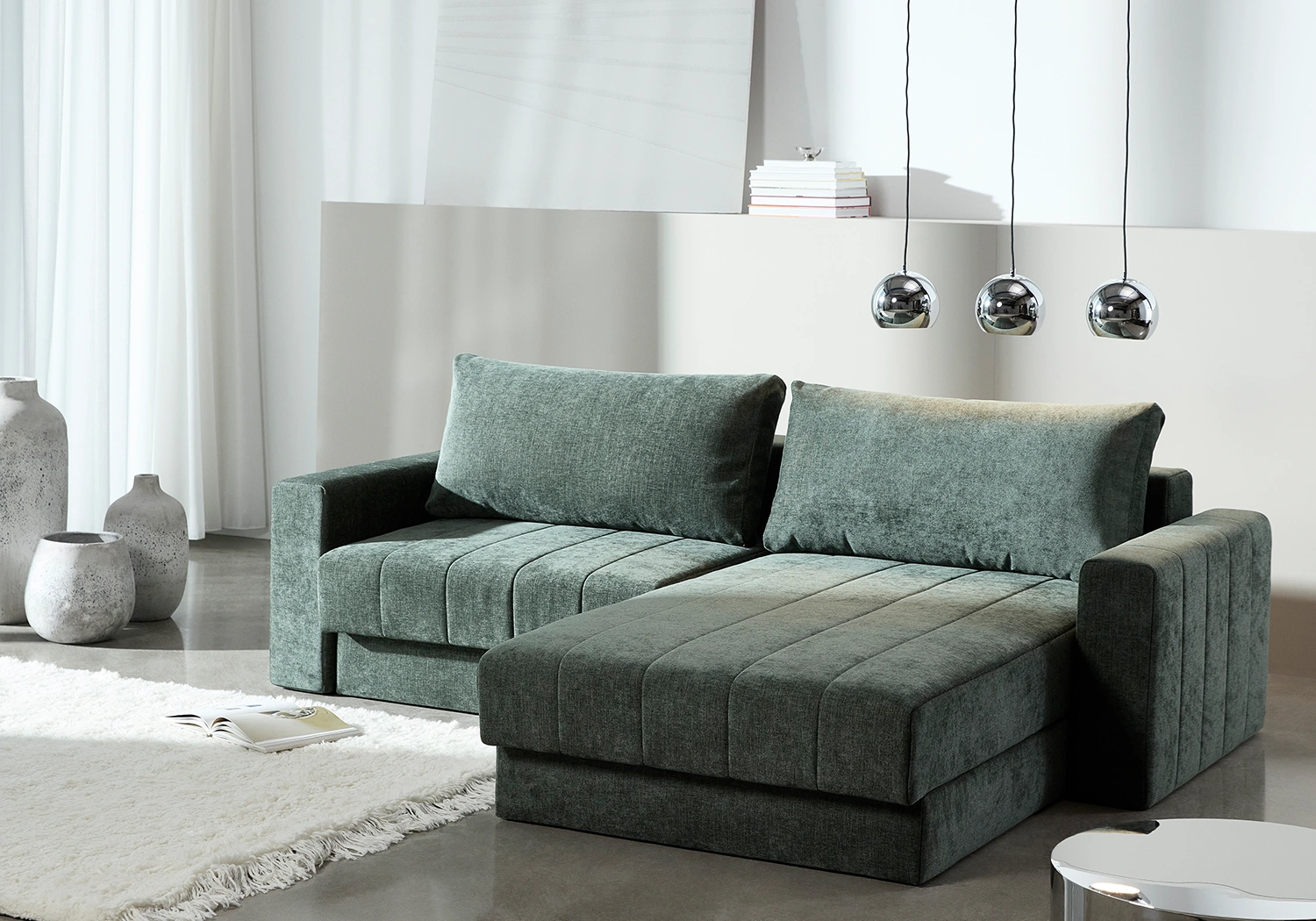 Akello Lounger bäddsoffa med armstöd