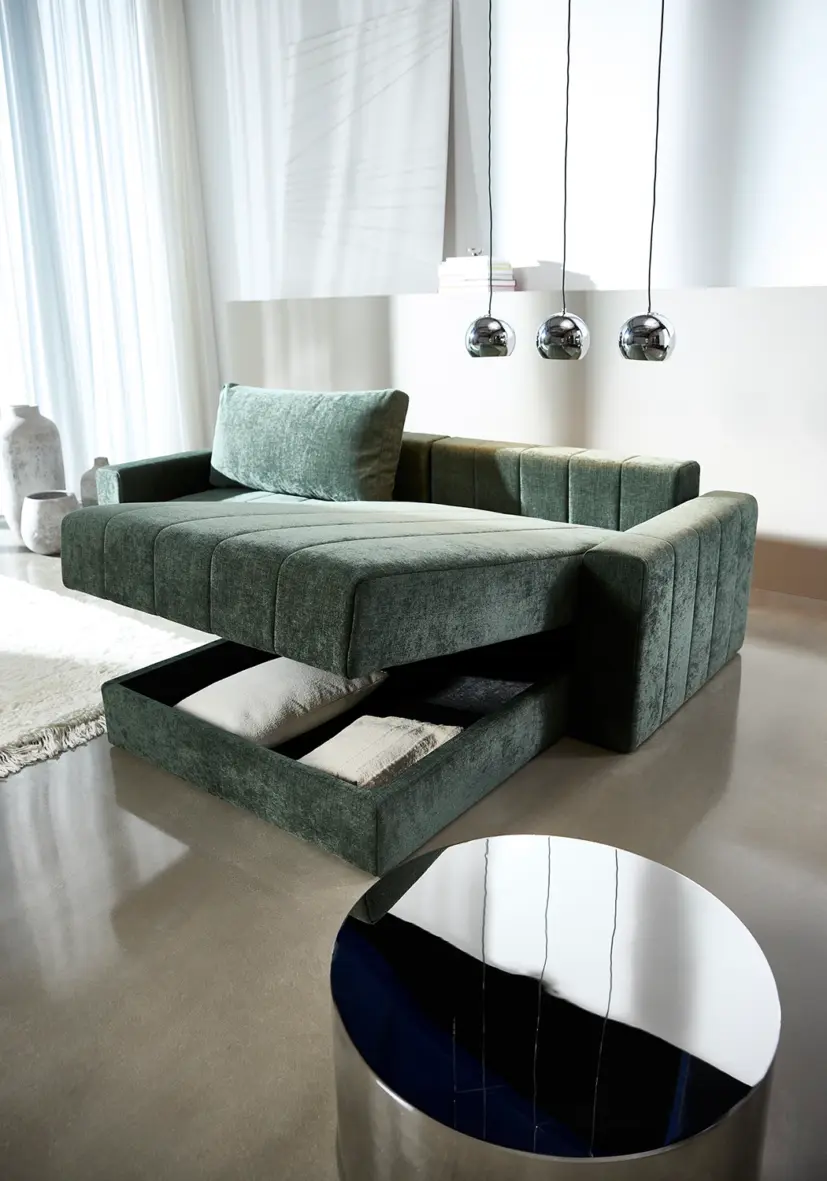 Akello Lounger bäddsoffa med armstöd