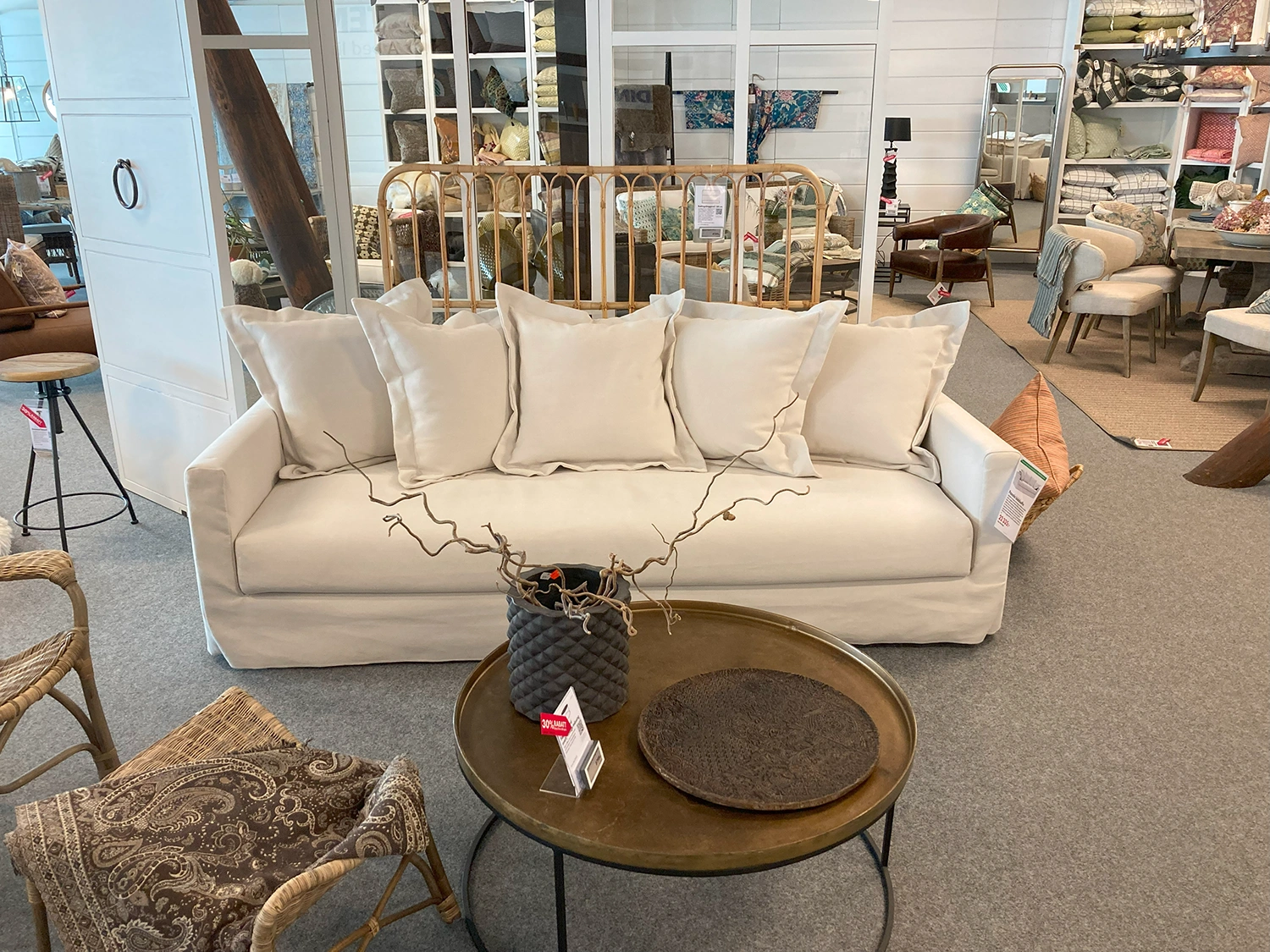 Pascala bäddsoffa - 574 Vivus Dusty off white