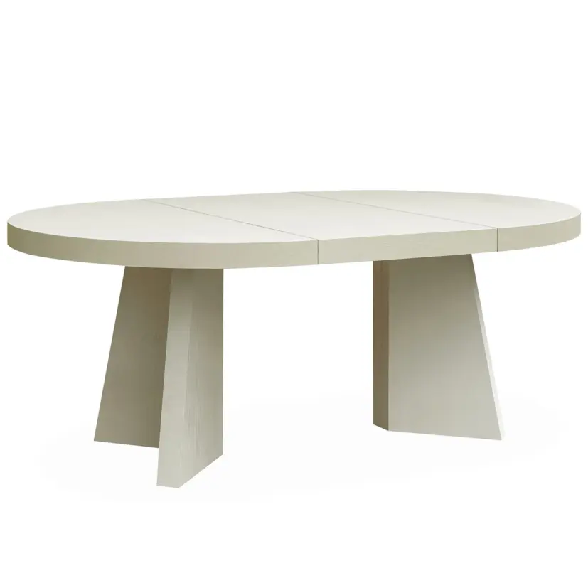 Artwood Trent förlängningsbart matbord ivory mist 130-250x130 cm