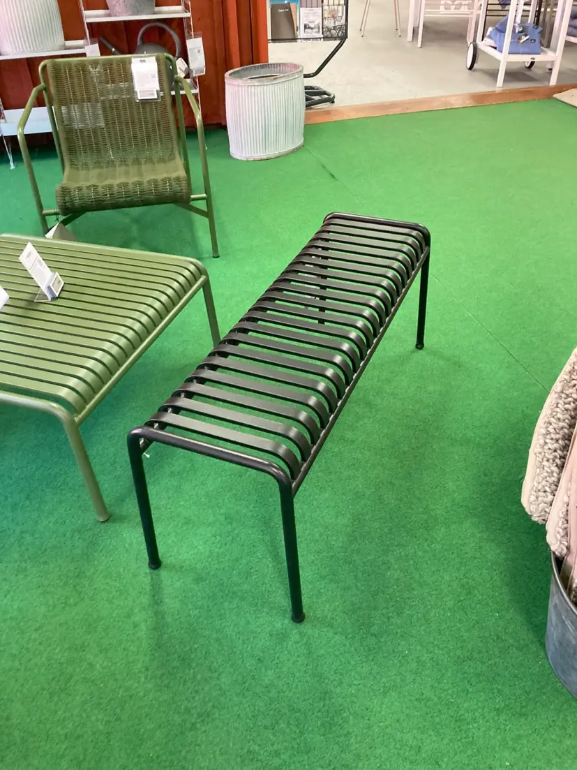 Palissade bänk antracit