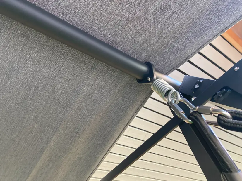 Kungshult hammock mörkgrå inkl. dynor och tak