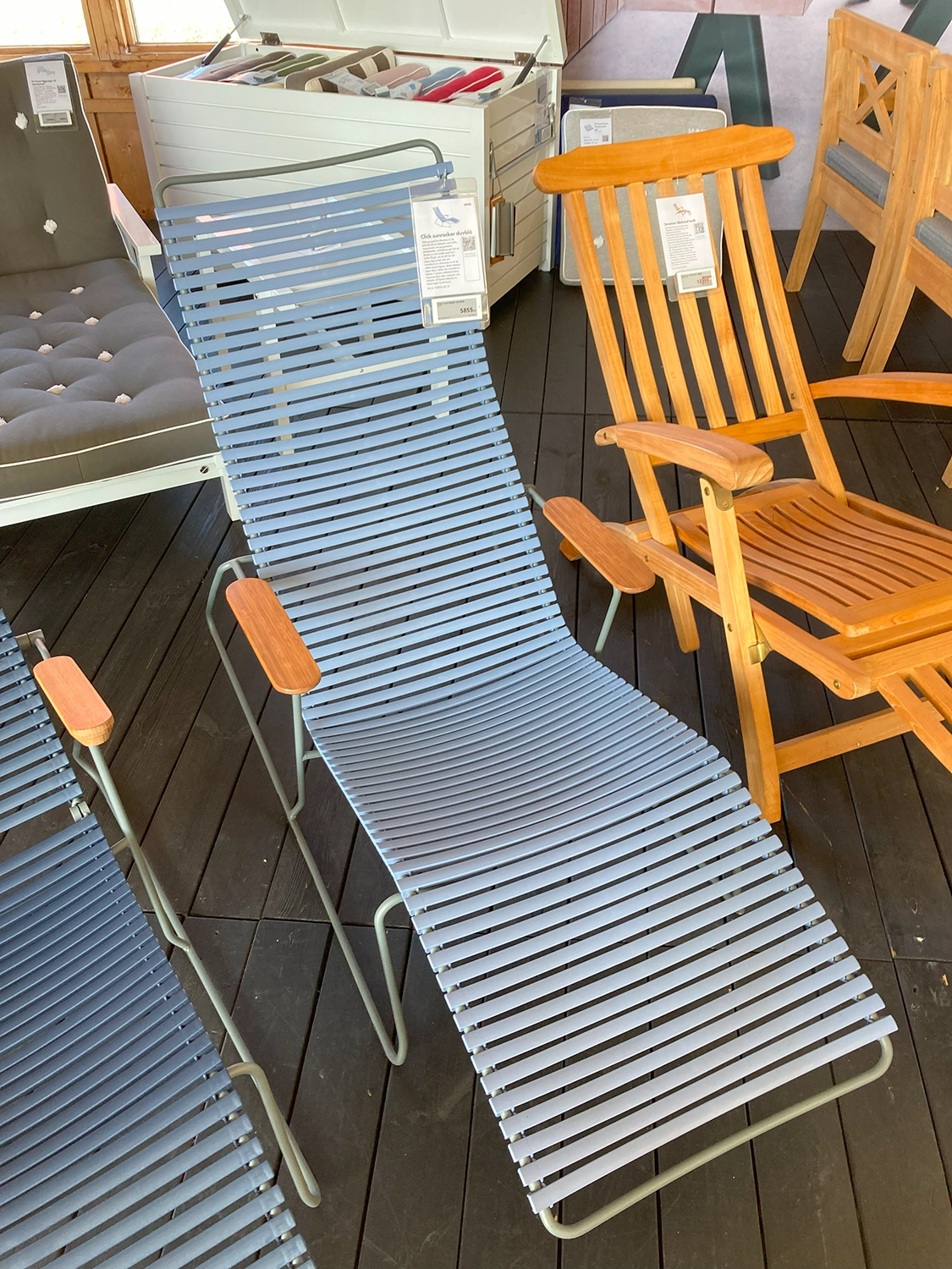 Click sunrocker duvblå