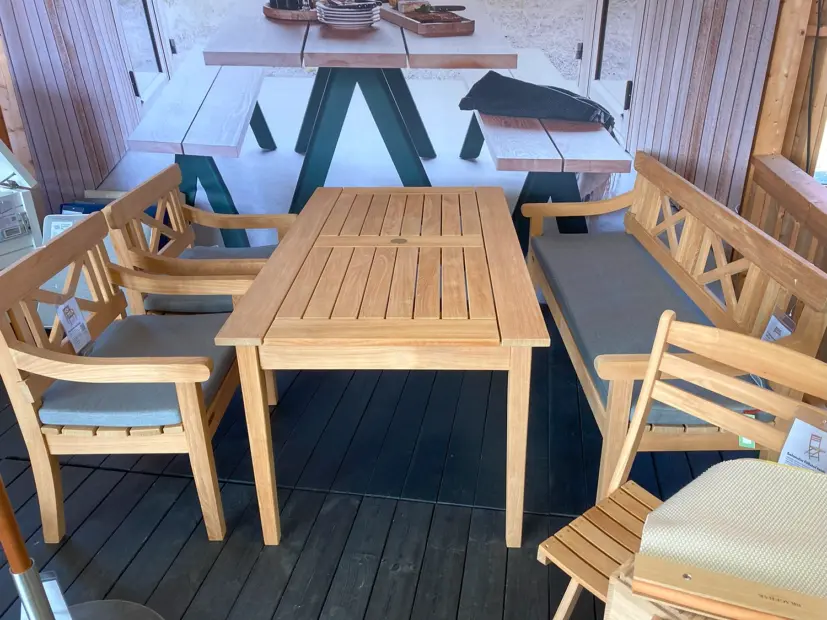 Drachmann soffgrupp teak inkl. dynor ash