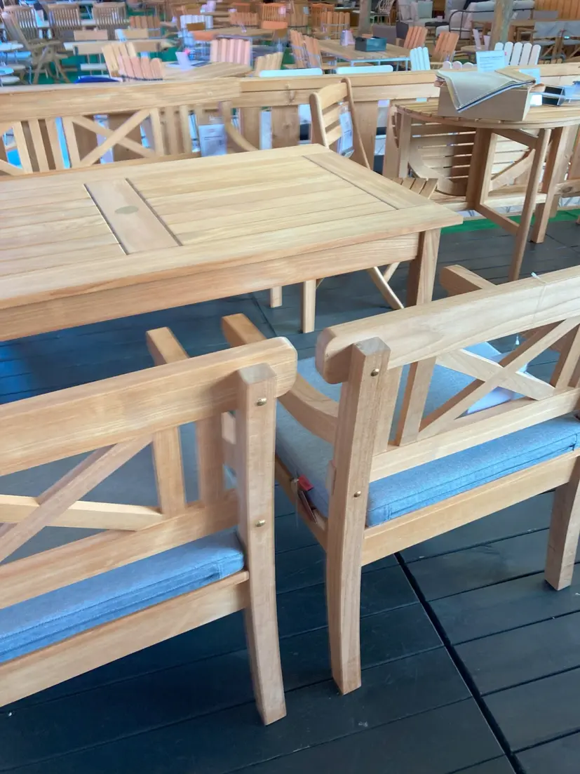 Drachmann soffgrupp teak inkl. dynor ash