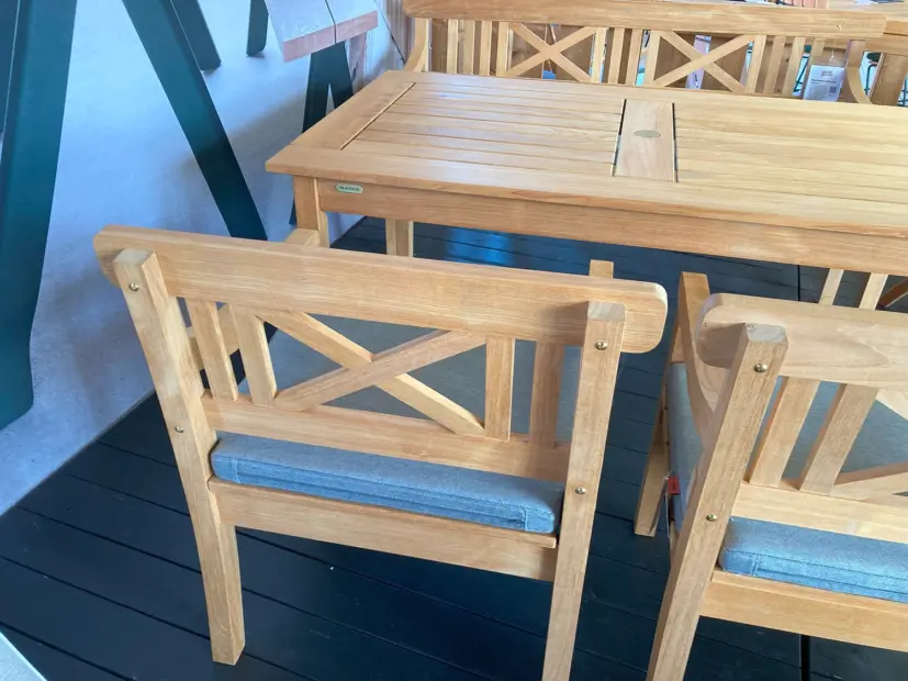 Drachmann soffgrupp teak inkl. dynor ash