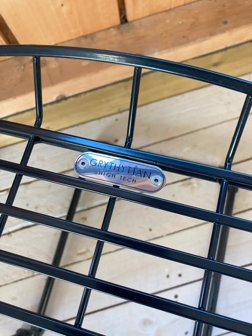 High-Tech stol blank svart, inkl. golvskydd