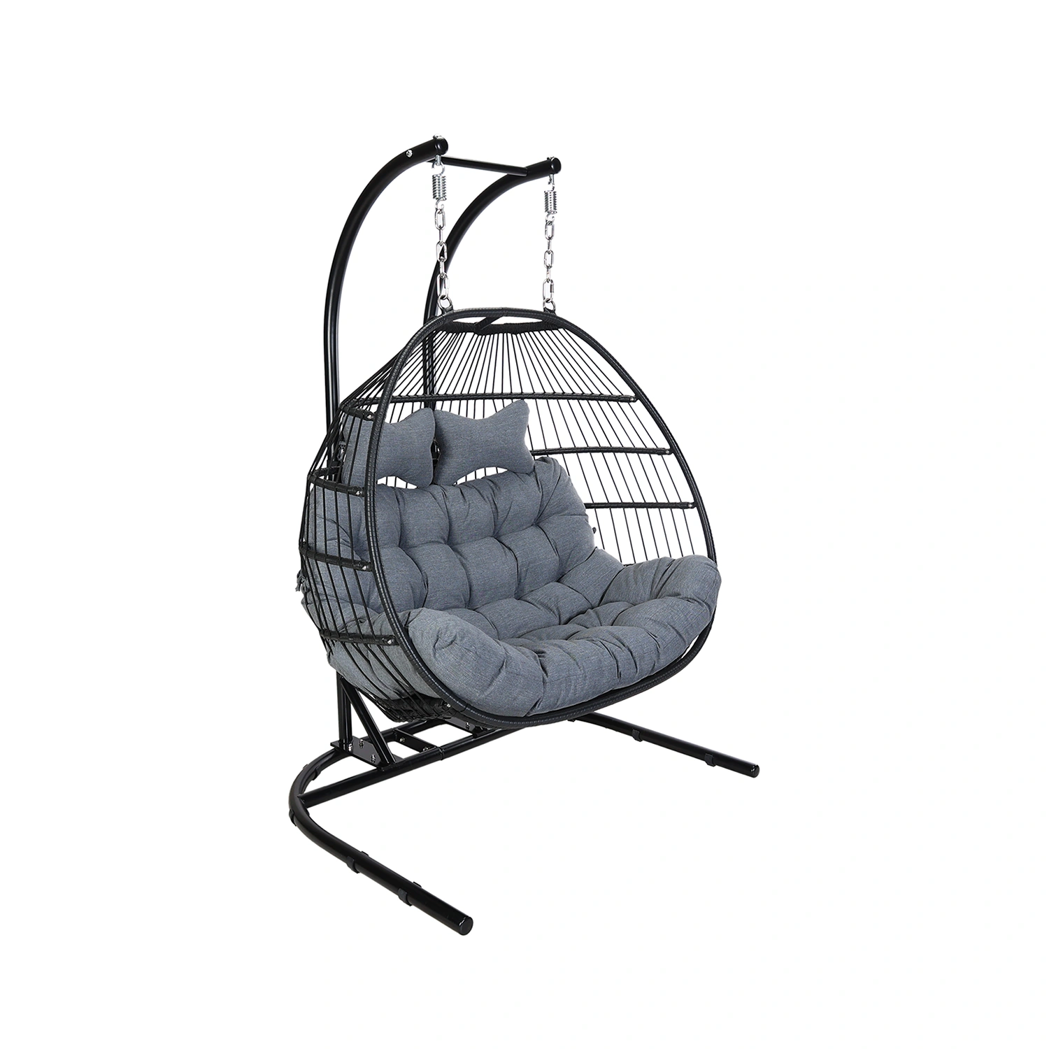 Move 2-sitshänggunga svart/grå inkl. stativ