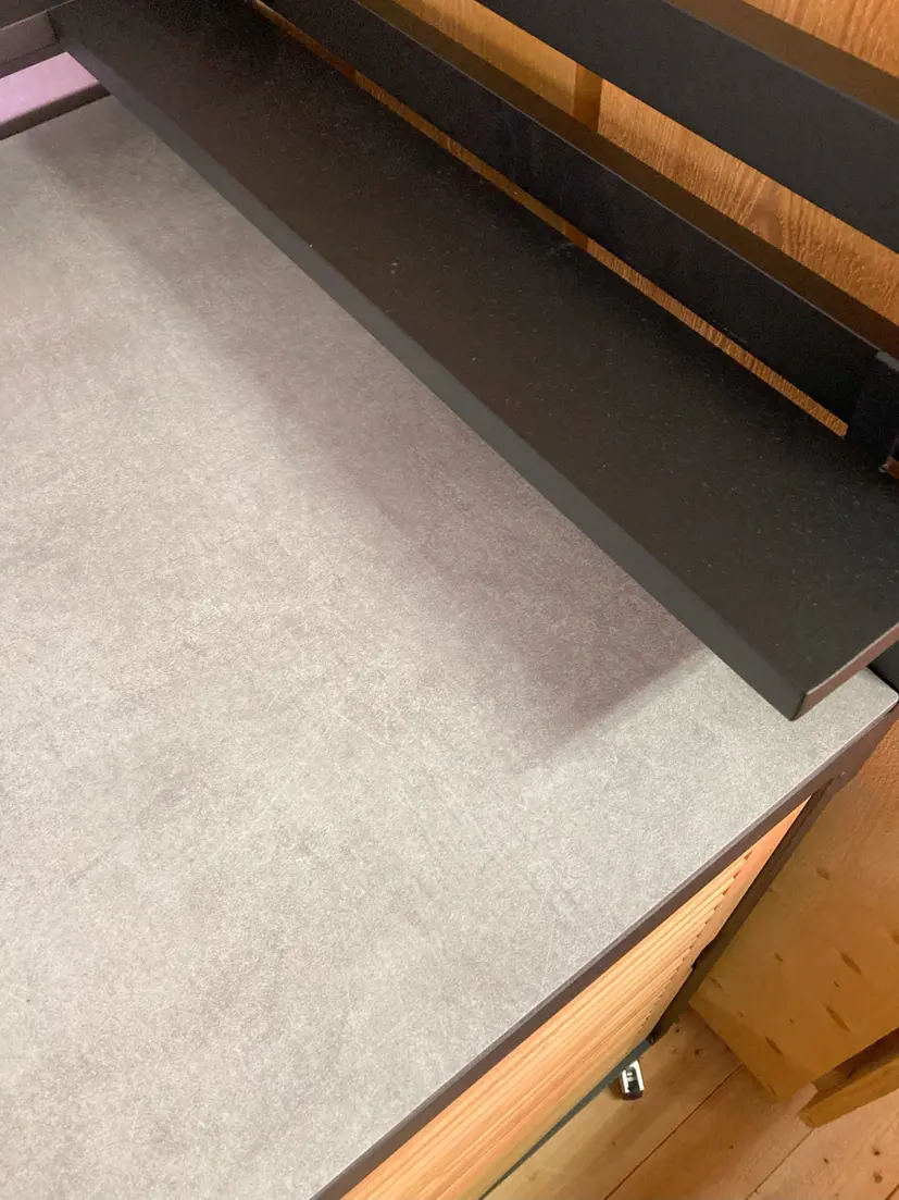 Fornax utekök hörn litet svart/teak