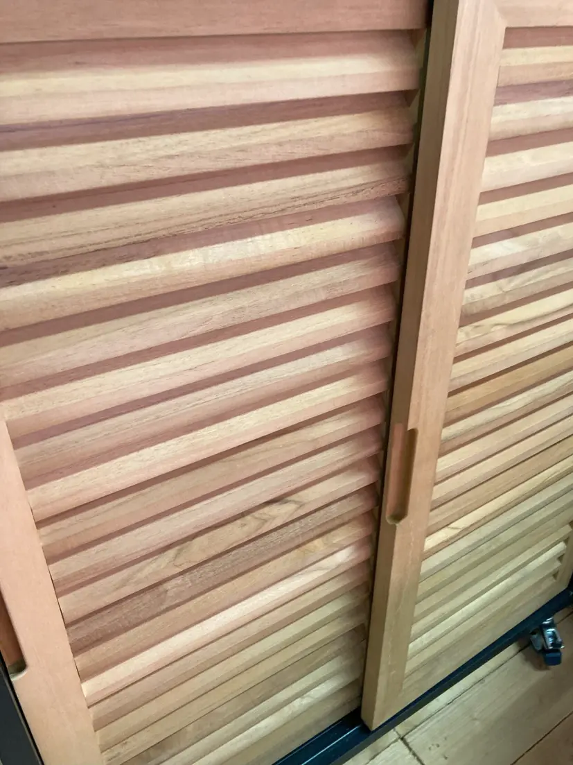 Fornax utekök hörn litet svart/teak
