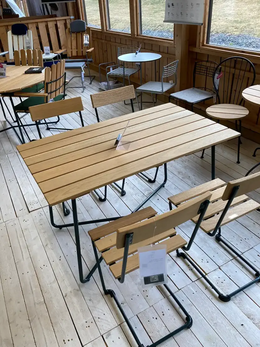Klassikergrupp Stol 1/B25A, oljad ek/mörkgrön